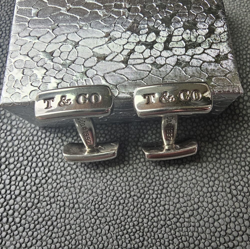 Tiffany&Co 1837 Sterling Silver .925 Cufflinks - Picture 4 of 5